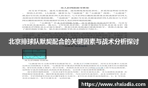 北京排球队默契配合的关键因素与战术分析探讨