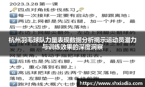 杭州羽毛球队力量表现数据分析揭示运动员潜力与训练效果的深度洞察